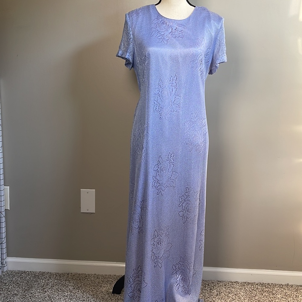 Another Thyme Unique  Vintage Short Sleeve Formal Maxi Dress  Rare Find  Size 14